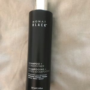 New monat black 2 in 1 shampoo + conditioner